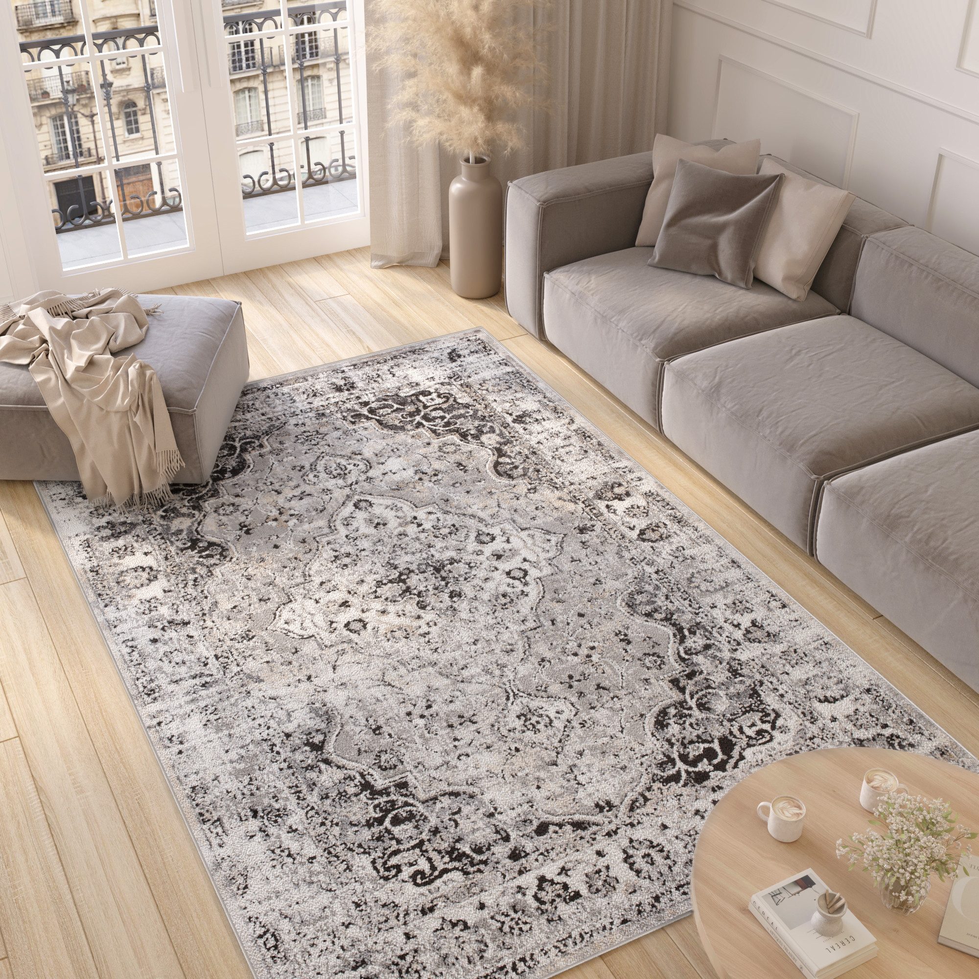 Tapiso Teppich VALLEY, rechteckig, Höhe: 9 mm, Wohnzimmer, Schlafzimmer, modern Design