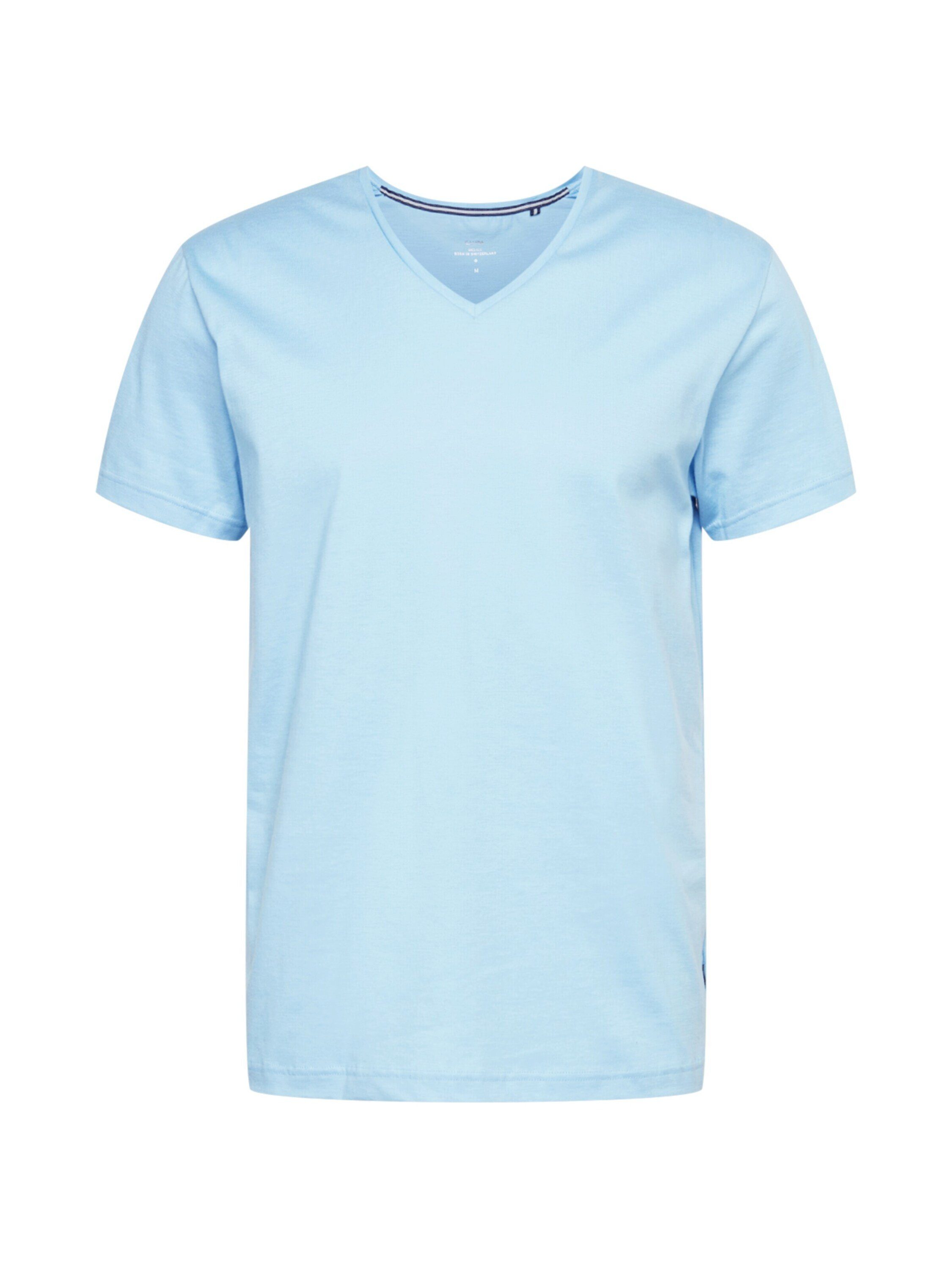 CALIDA T-Shirt (1-tlg) blue placid