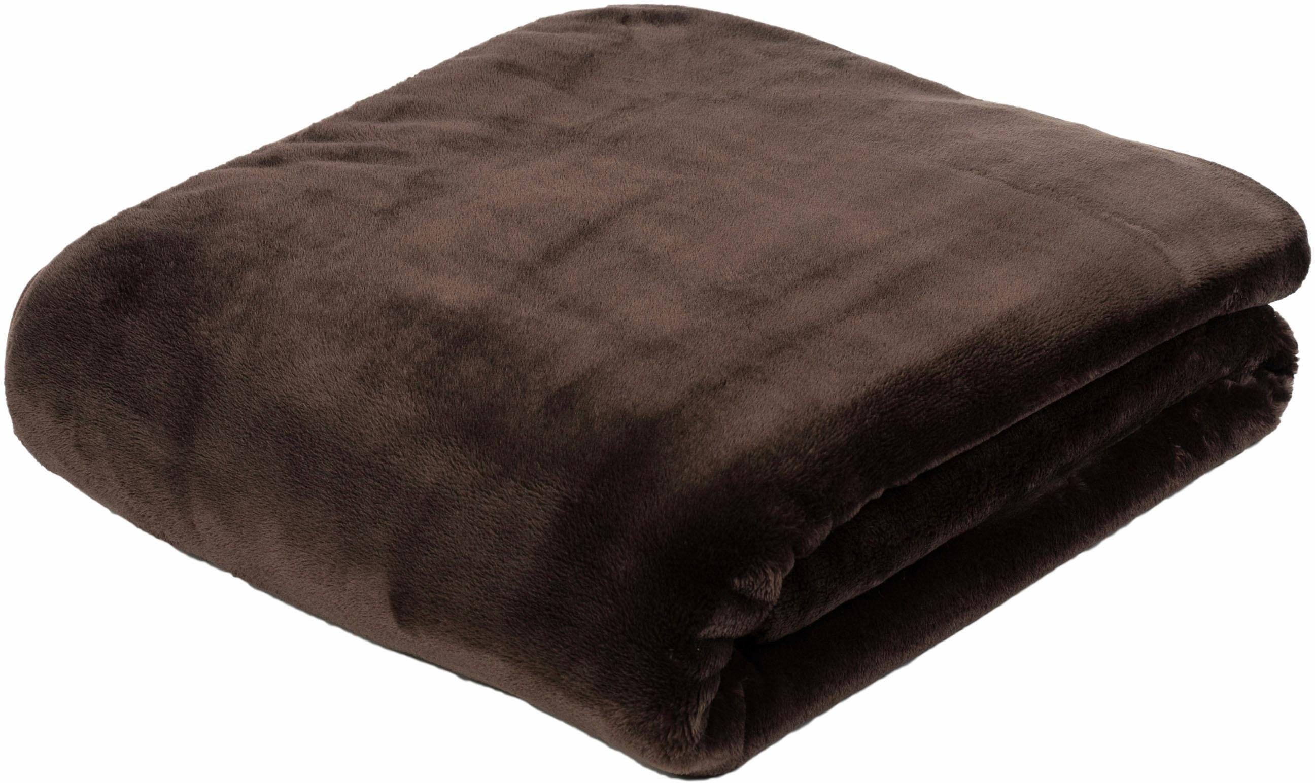 Wohndecke Premium Cashmere Feeling, Gözze, mit premium Cashmere Feeling, Kuscheldecke