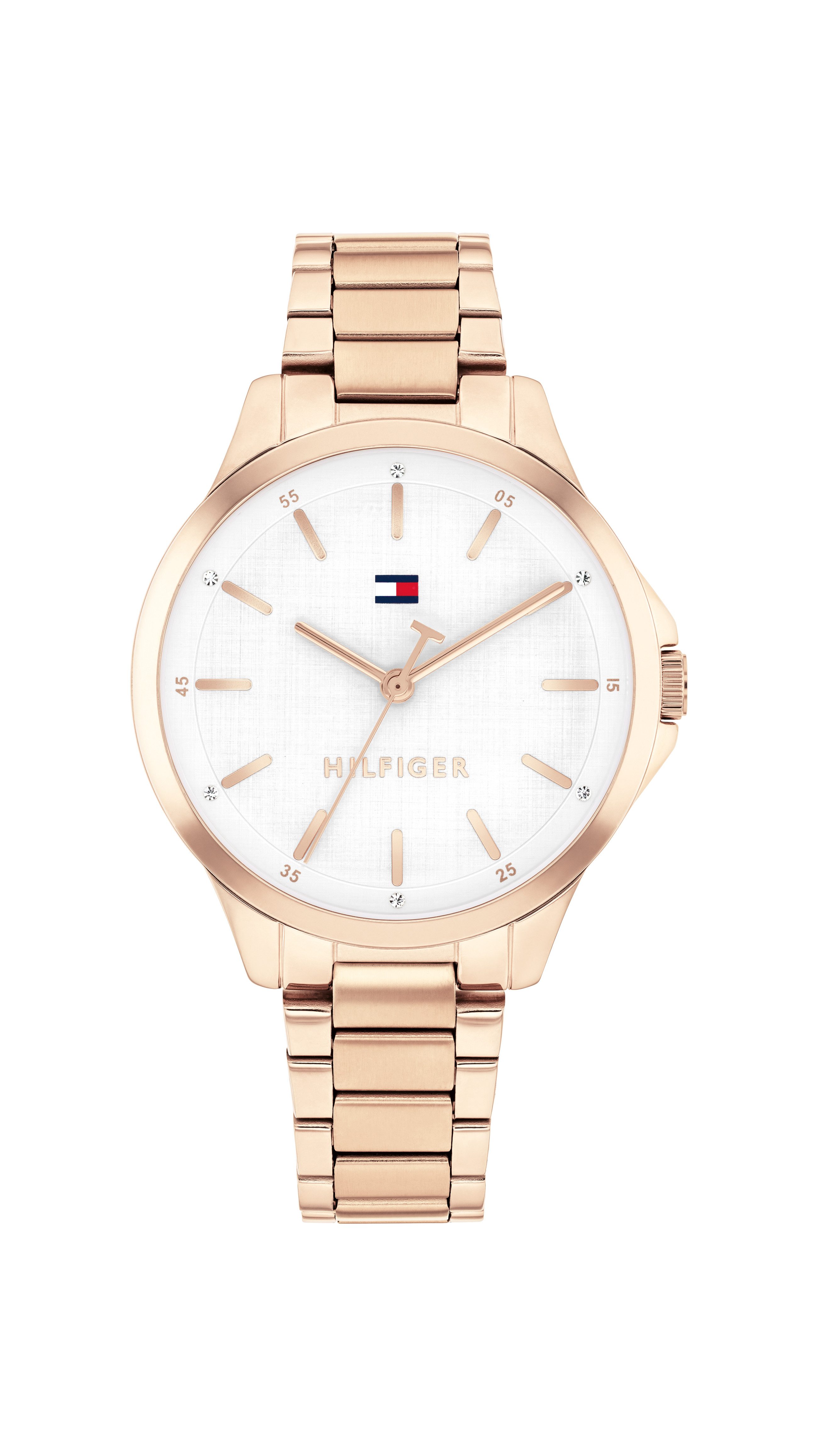 Tommy Hilfiger Quarzuhr CHLOE 1782828, Armbanduhr, Damenuhr, Edelstahlarmband, analog