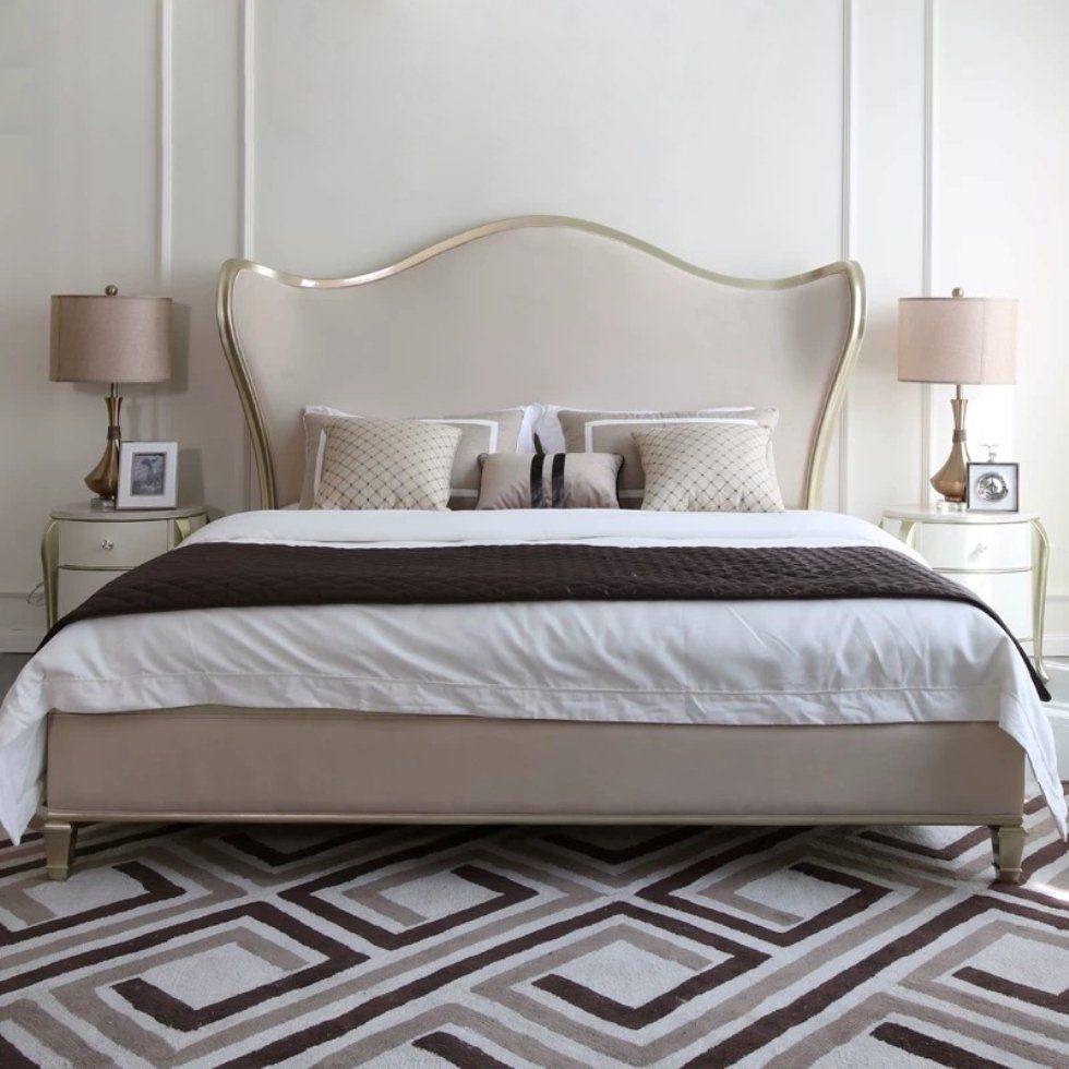 Hotel Bett Luxus Betten Schlaf Doppel Design Bett, Klassisch Zimmer JVmoebel