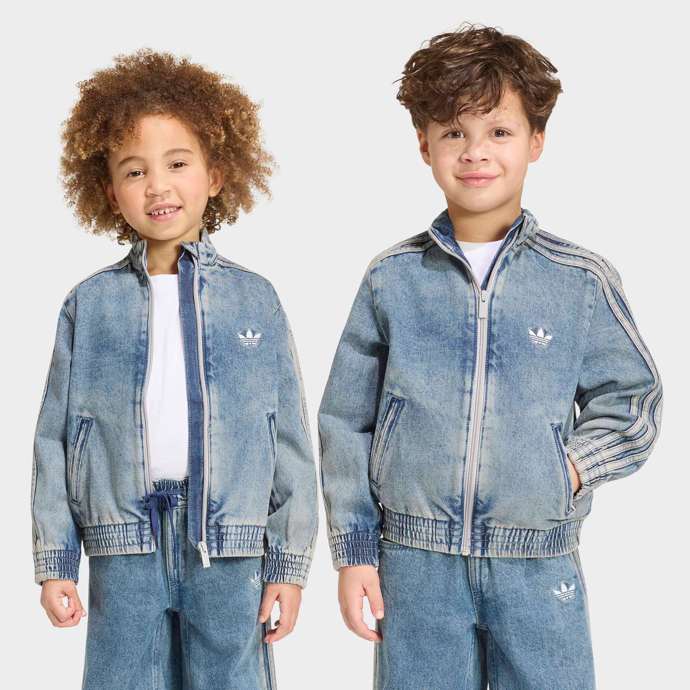 adidas Originals Outdoorjacke FIREBIRD ORIGINALS, DENIM, LOCKER GESCHNITTEN