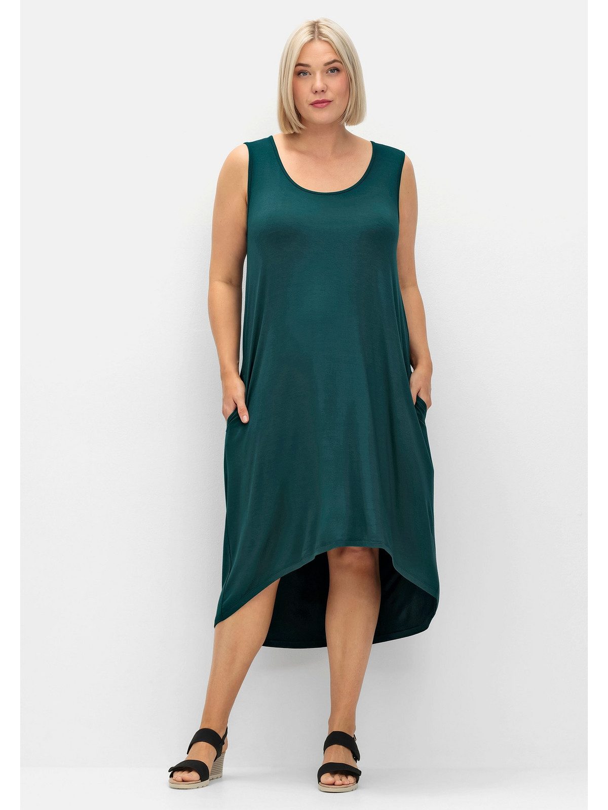 Sheego Strandkleid Große Größen mit Taschen, günstig online kaufen
