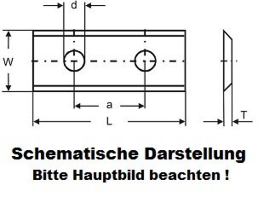 10 4 Schneidkanten Wendeplattenfräser Tigra Wendeschneidplatten, 29,5x7,5x1,5x14