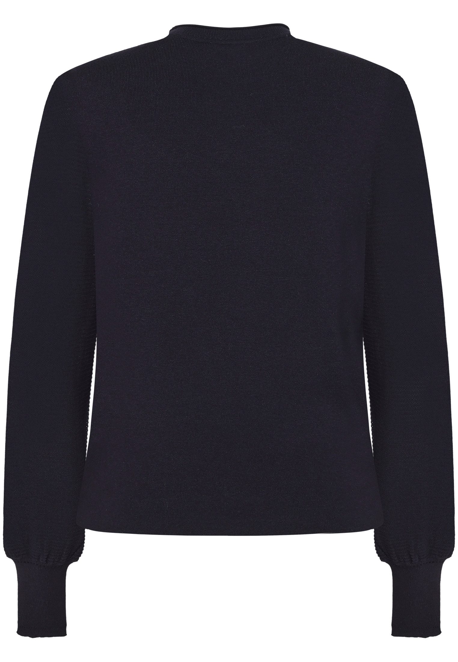 Zero Strickpullover Damen mit hohem Kragen (1-tlg) Plain/ohne Details