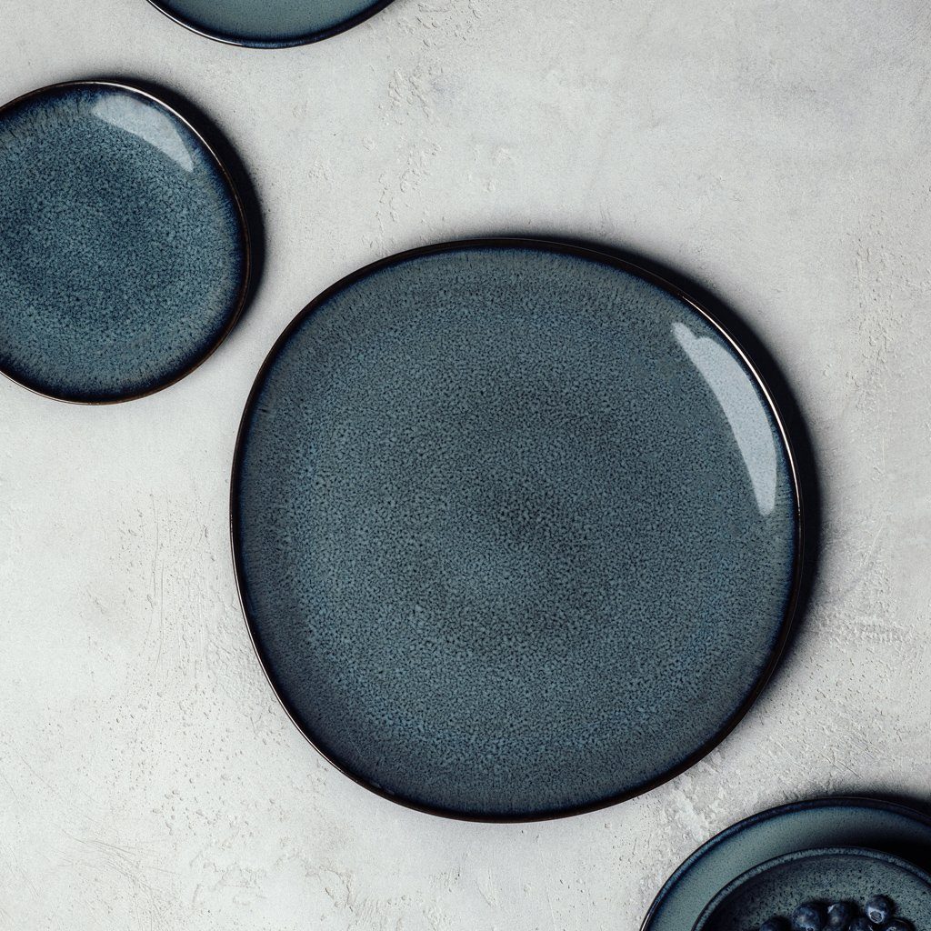like. by Villeroy & Boch Servierplatte Lave Servierplatte, Steingut, (1-tlg), Steingut, 1 Stck, mikrow.- & spülm.sicher