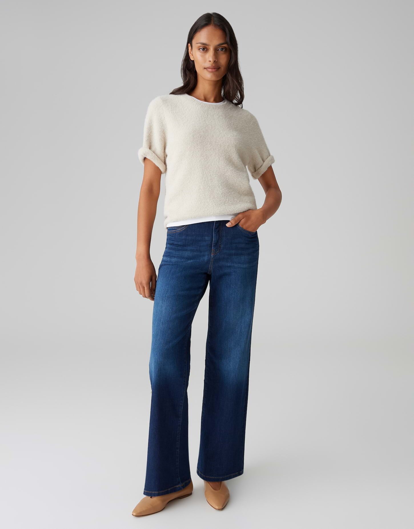 OPUS PANTS Weite Jeans Melly modern