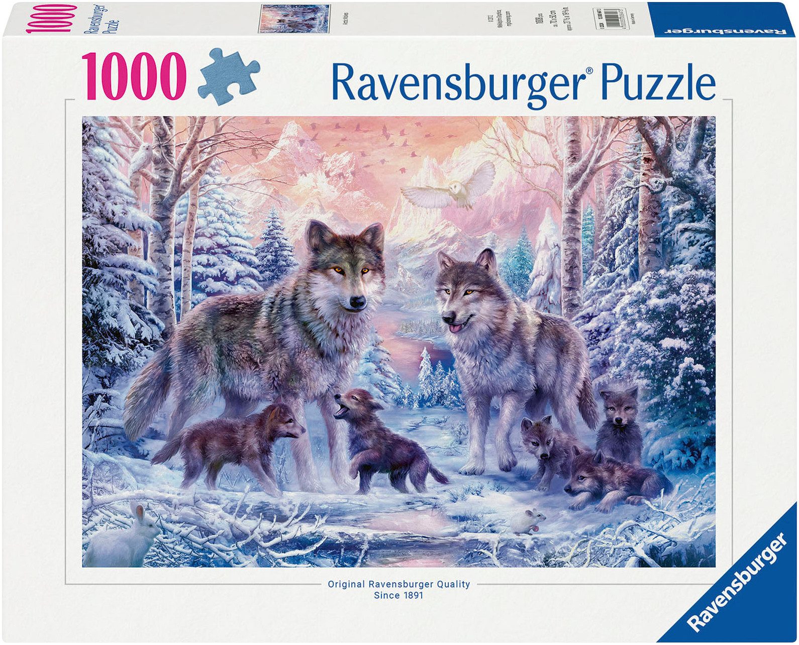 Ravensburger Puzzle Arktische Wölfe, 1000 Puzzleteile, Made in Germany günstig online kaufen