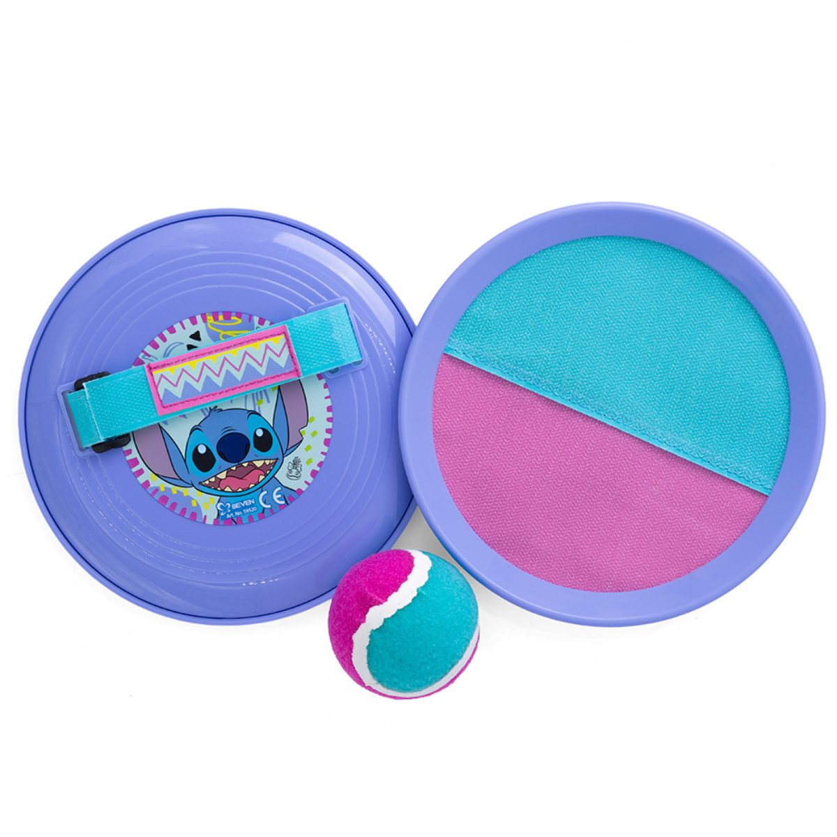 Disney Spiel Stitch Catch Ball Spiel Set mit 2 Handpaddles und Ball für Outdoor
