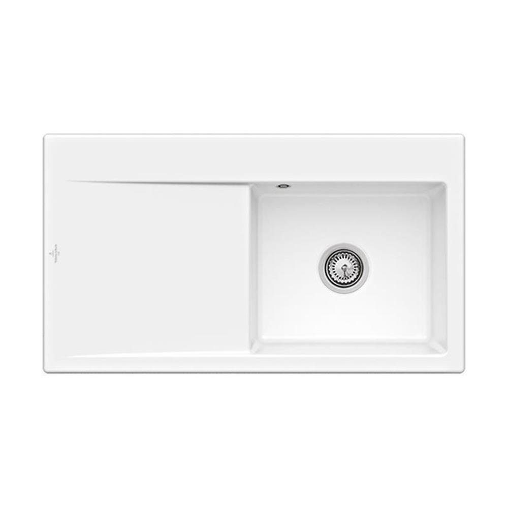 Villeroy & Boch Küchenspüle Villeroy & Boch Subway Style 50 Flat (flächenbündig) Becken rechts, 0/0 cm