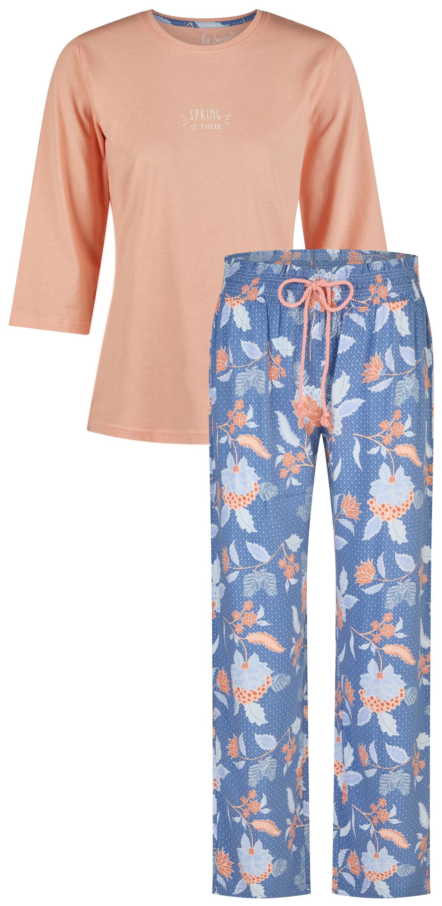 By Louise Schlafanzug Sleep Chic (Set, 2 tlg., 2-teilig) Damen Pyjama lang günstig online kaufen