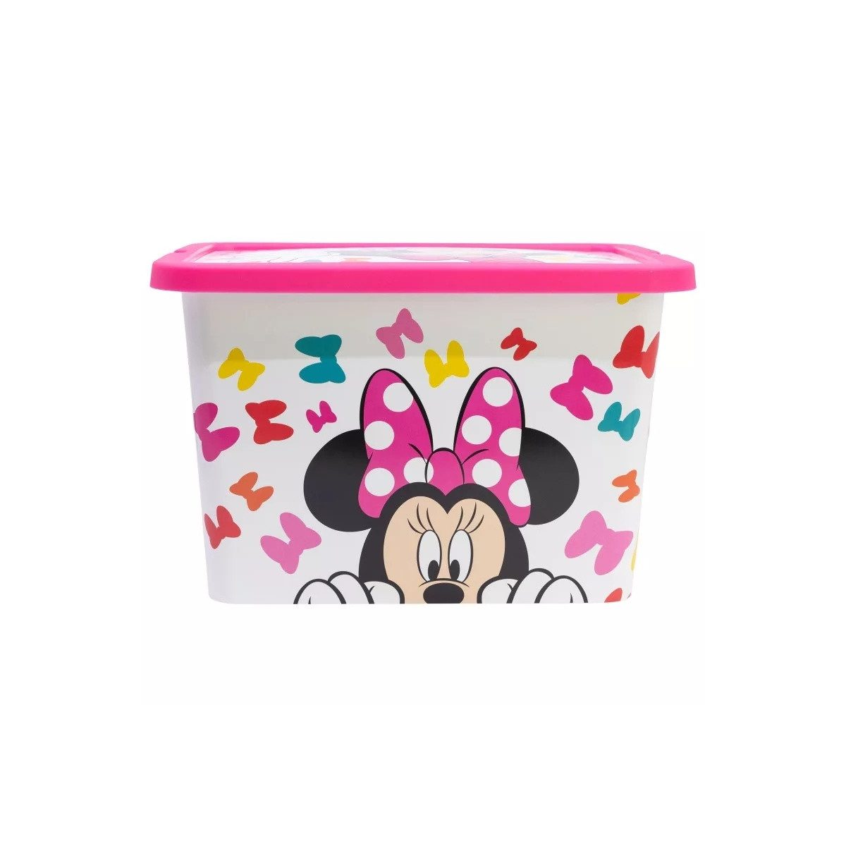 Disney Aufbewahrungsbox Disney Minnie Edgy Bows Kunststoff-Aufbewahrungsbox 7 L