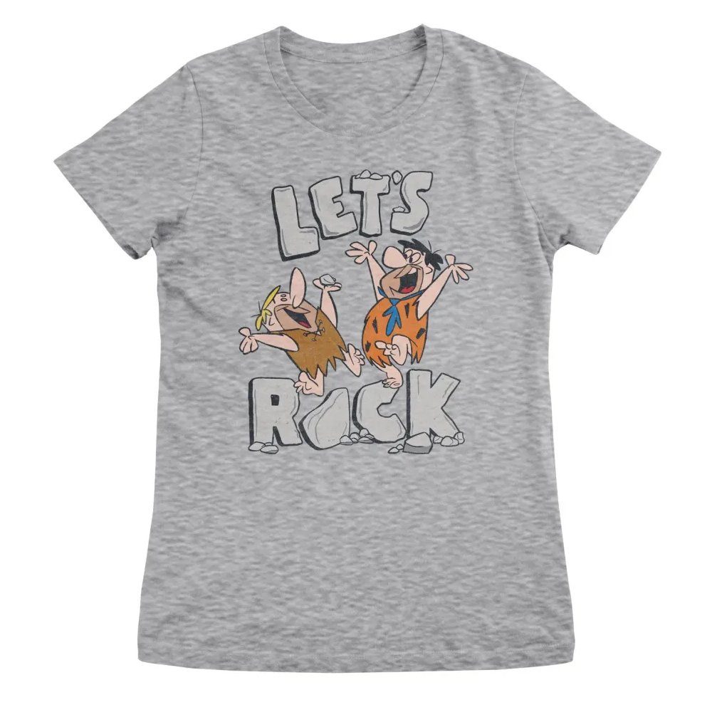 The Flintstones T-Shirt Let'S Rock Girly Tee