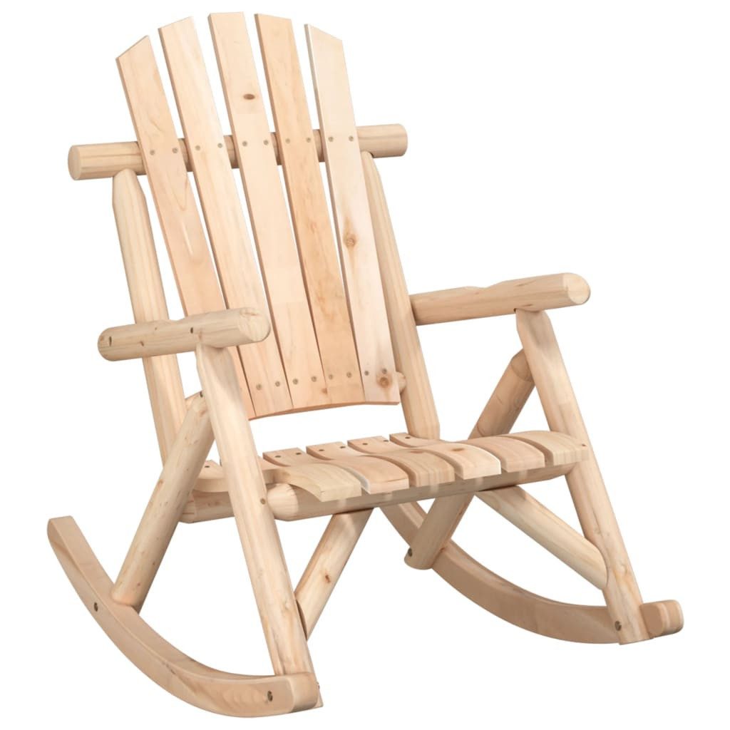 vidaXL Sofaelement Garten-Schaukelstuhl 69x96x101 cm Massivholz günstig online kaufen