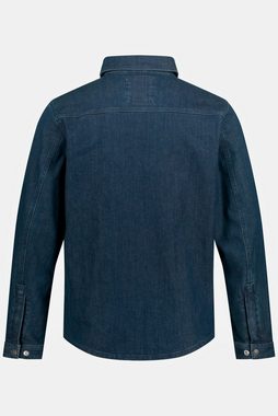 JP1880 Funktionsjacke Jeansjacke verdeckter Zipper Brusttaschen