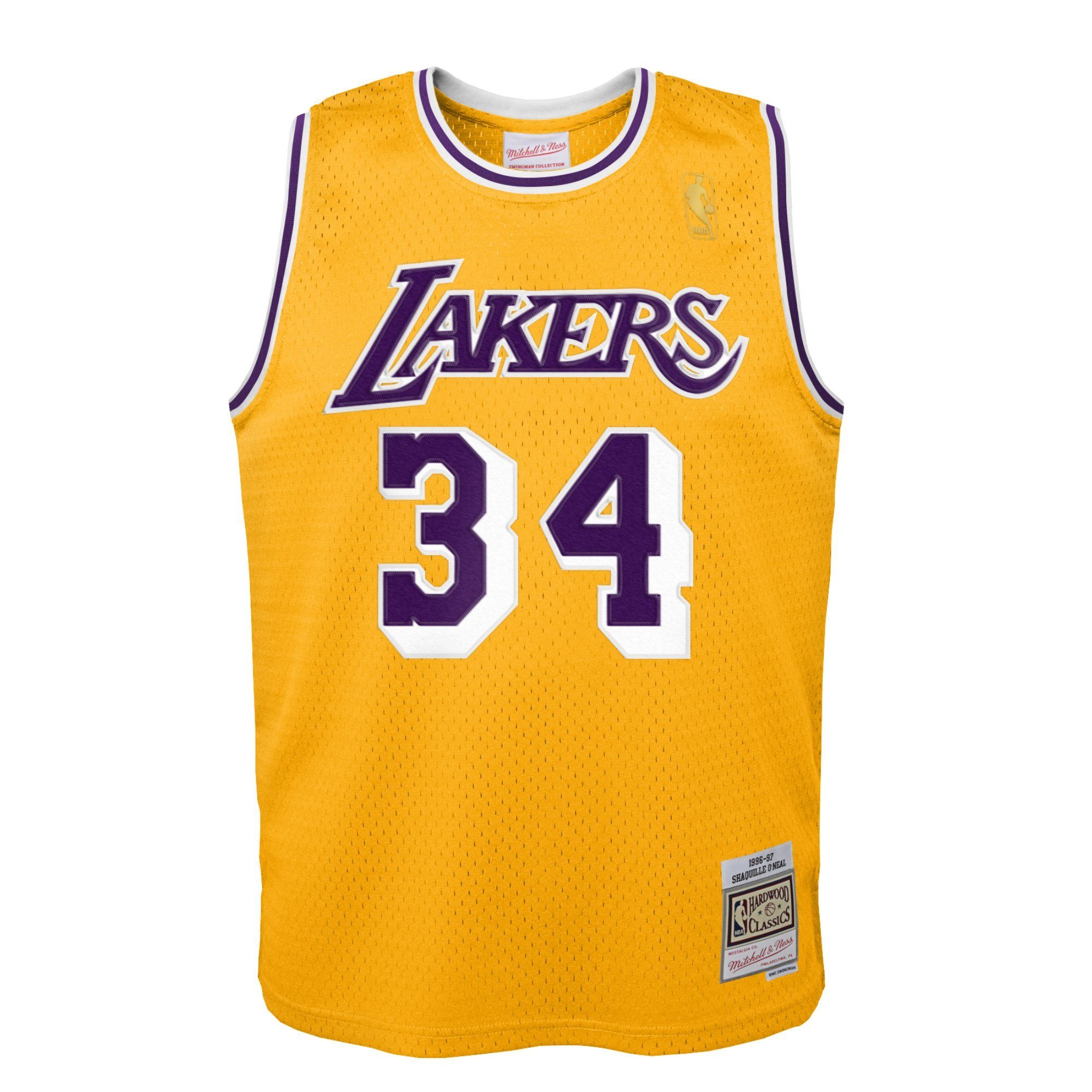 Mitchell & Ness Print-Shirt Swingman Jersey Los Angeles Lakers Shaquille O’Ne