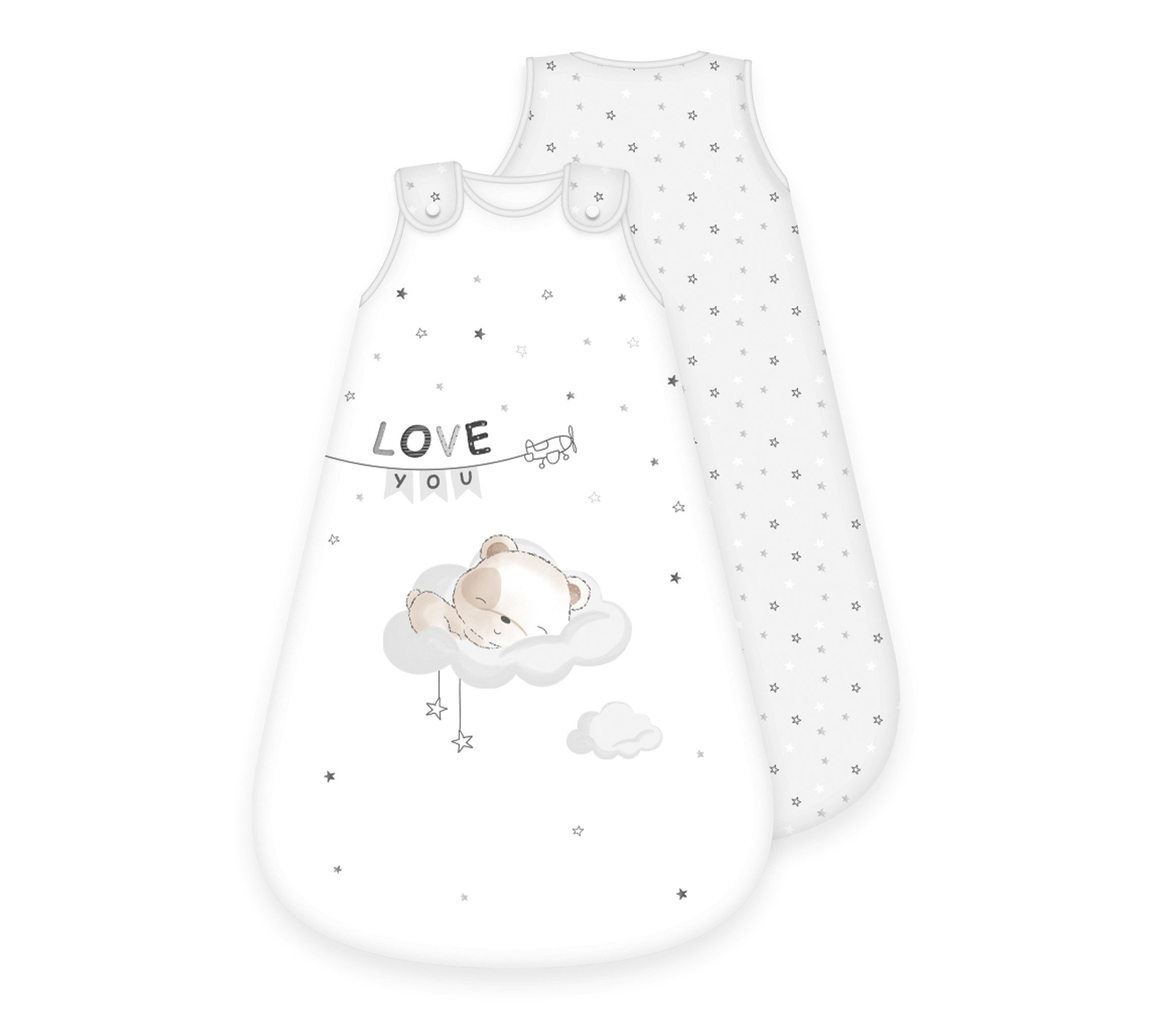 Herding Babyschlafsack Herding Kinder Baby Schlafsack Sleeping little Bear 90x45 cm (1 tlg)