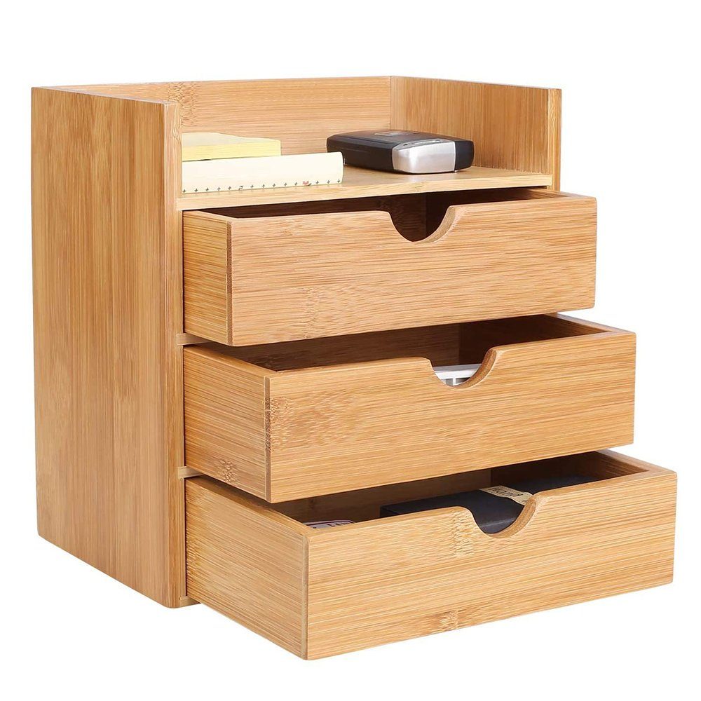 Homfa Aufbewahrungsbox (Schreibtisch Organizer, für Büro), 20x13x21cm