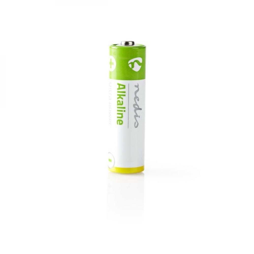 Nedis Alkali-Batterie AA, 1,5 V, 4 Stück, Schrumpffolie Batterie