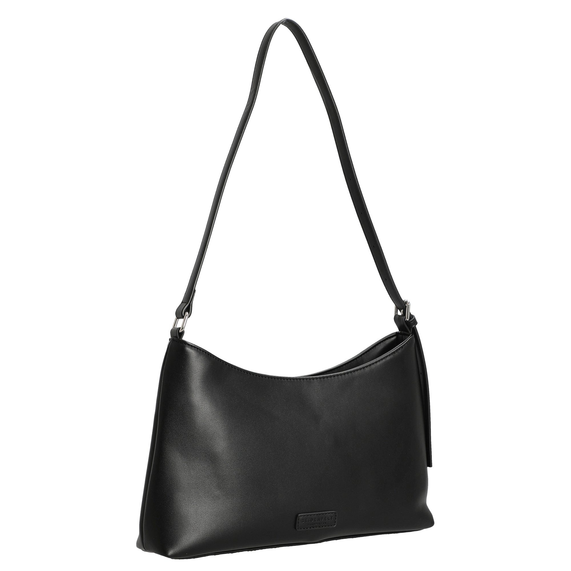 Seidenfelt Manufaktur Umhängetasche Fjone - Schultertasche 32 cm (black)