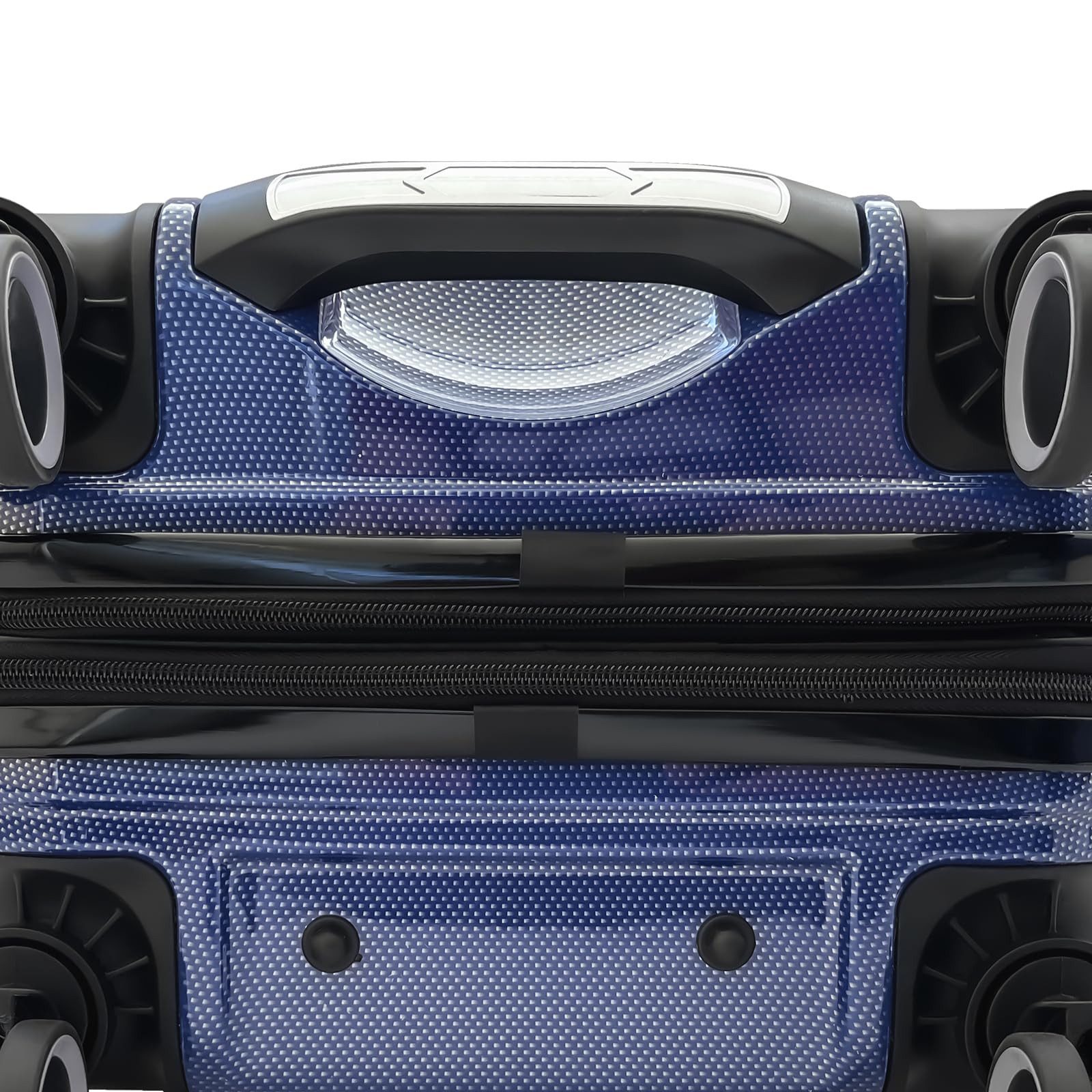 YONSLY Trolleyset Koffer-Set(M,L,XL) Hartschalen-Koffer mit 360°-Rollen, 4 Rollen, (3 tlg., 3 Trolleys), Hartschalenkoffer-Set aus robustem ABS-Kunststoff