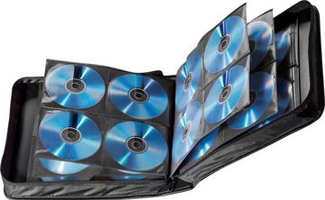 Hama DVD-Hülle CD Tasche, mit Hüllen zur Aufbewahrung von 208 CDs, DVDs und Blue-Rays