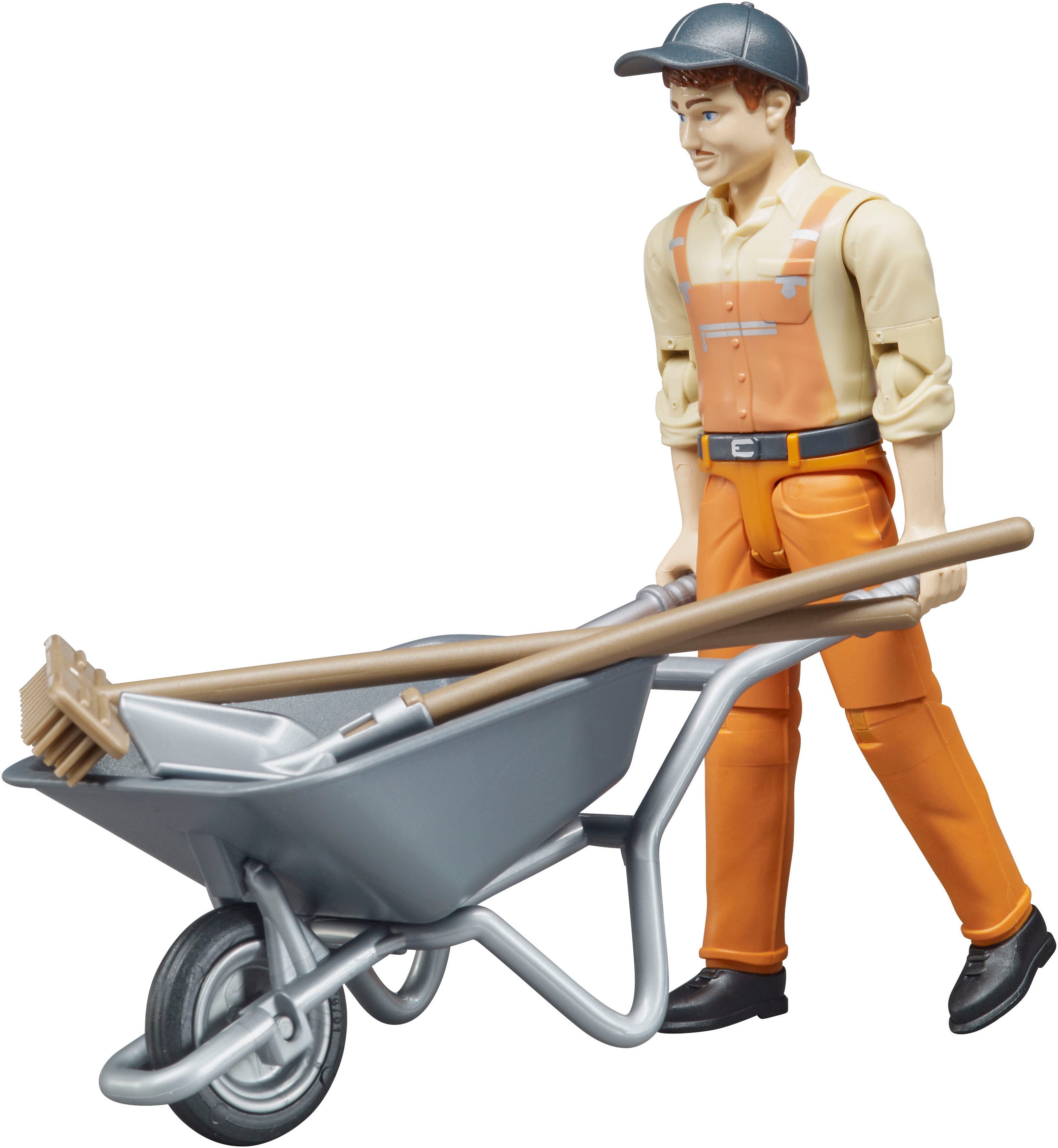 Bruder® Spielfigur bworld Kommunalarbeiter (62130), Made in Europe