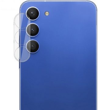 Protectorking Schutzfolie 6x Kamera 9H Panzerhartglas für Samsung Galaxy S23 Plus 3D KLAR ECHTES, (6-Stück), Kameraschutzglas, Schutzglas Echtglas Tempered 9H Panzerglas 3D-KLAR