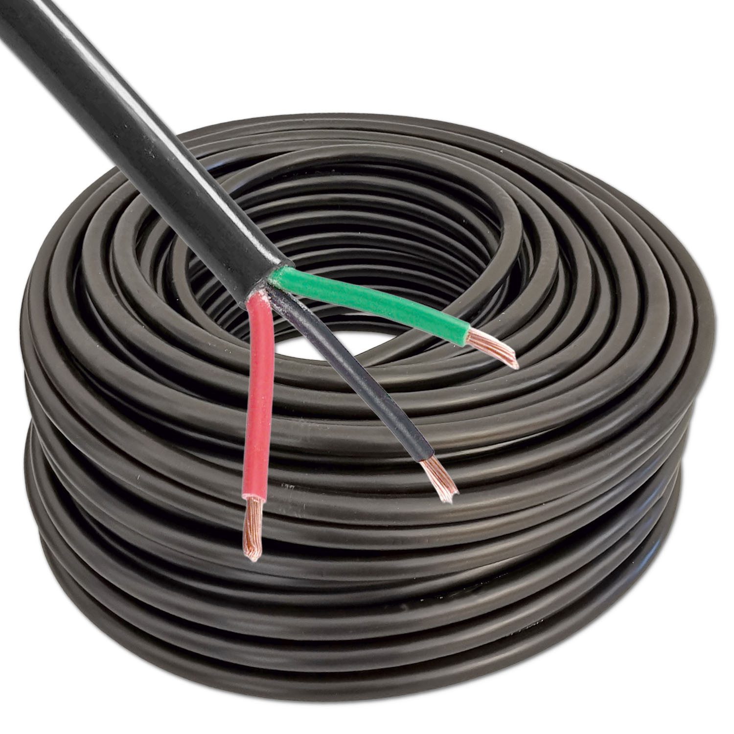 Kabel, 3-adrig, FLRY-Y, 3x1,5mm², 10 Meter Stromkabel