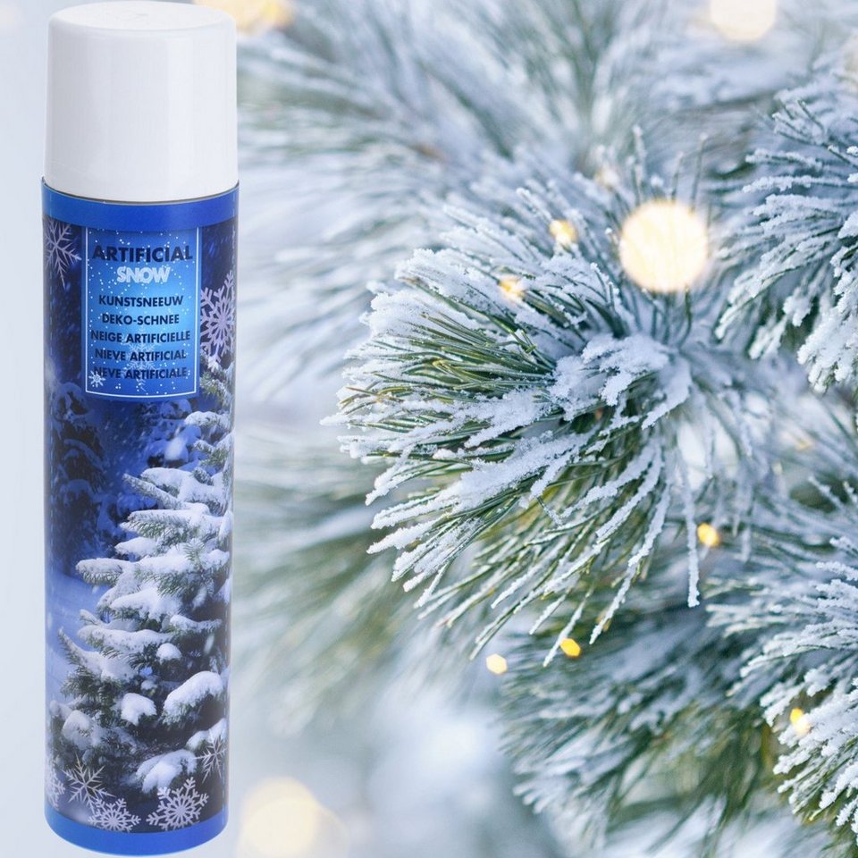 Kamelio Fensterdekoration 300ml Schneespray Weihnachtsbaum Schnee Spray  Kunstschnee