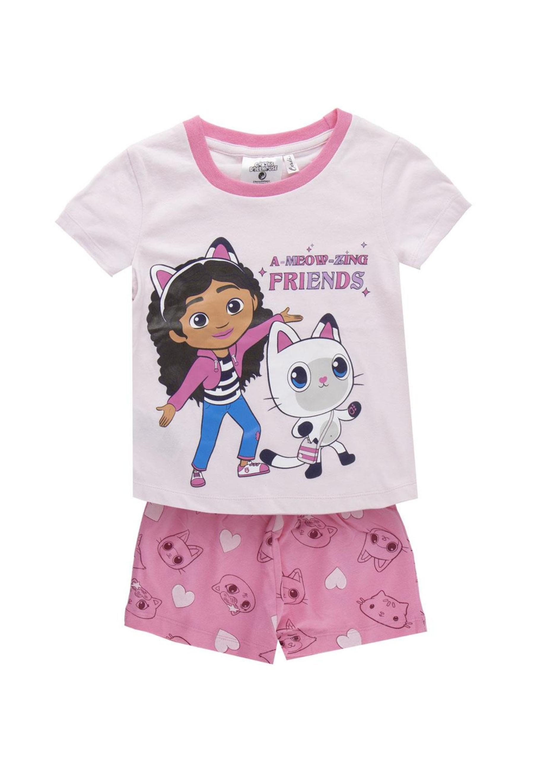 Disney Schlafanzug Gabbys Dollhouse Schlafanzug kurz (Set)