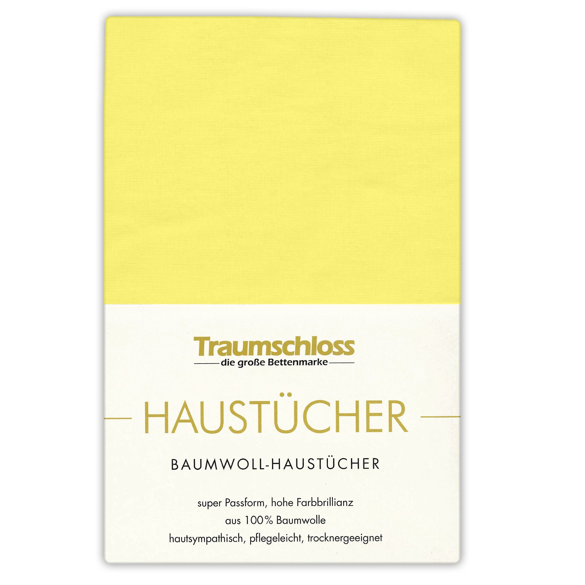 Traumschloss Betttuch Haustuch, 100% Baumwolle, Gummizug: günstig online kaufen