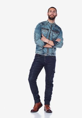 Cipo & Baxx Jeansjacke in lässiger Denim-Optik