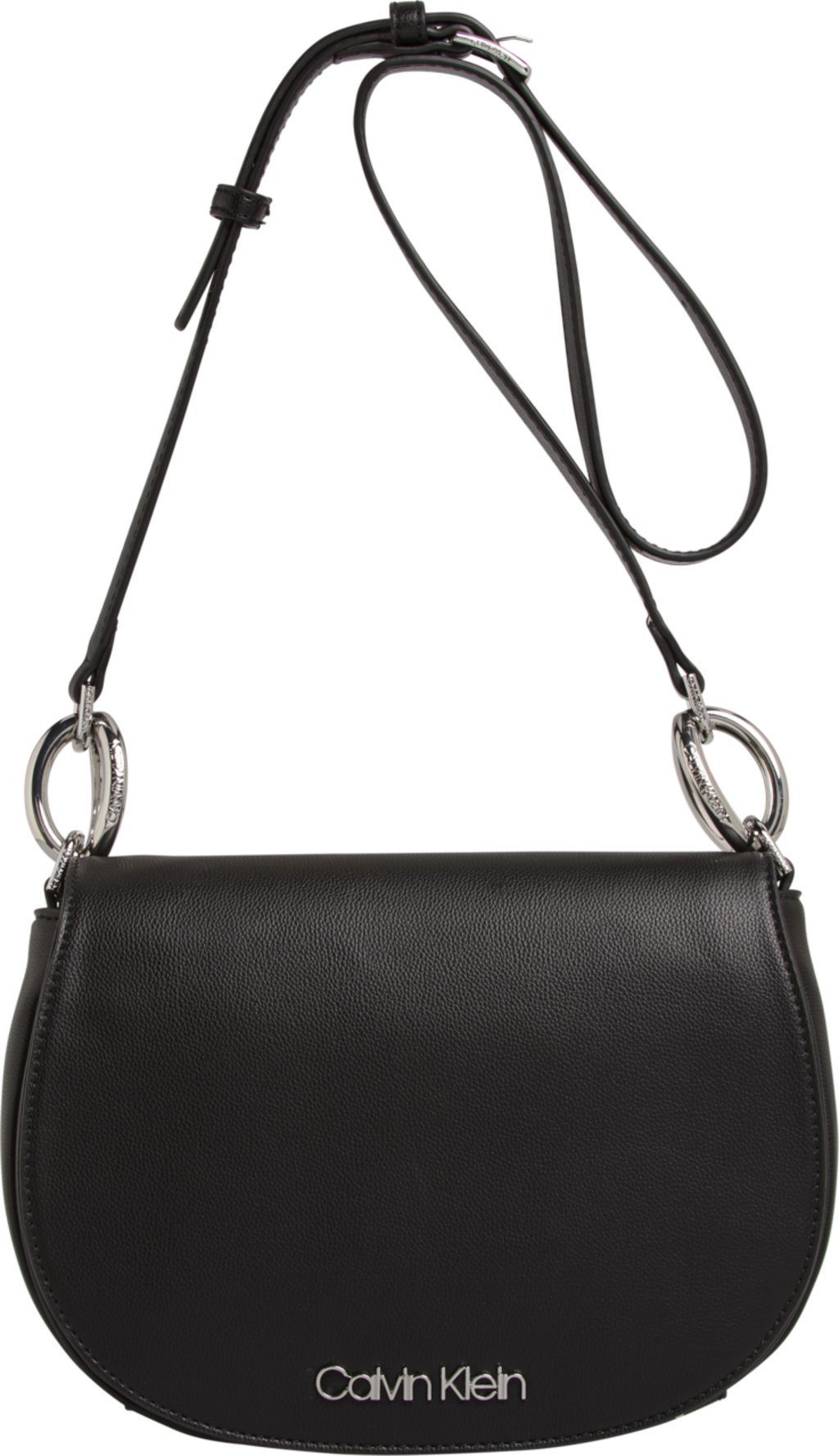 Calvin Klein Umhängetasche »CK CHAIN SADDLE BAG«, mit silberfarbenen  Details online kaufen | OTTO