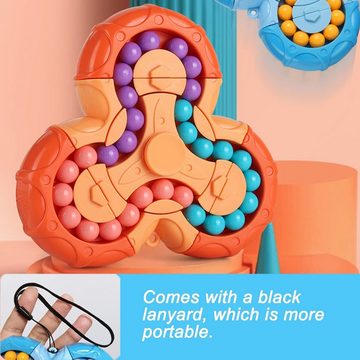 SOTOR Fidget Spinner Magic Bean Rotierender Würfel – Fingerwürfel-Puzzle-Spielzeug, Handdreher,pädagogisches Dekompressionsspielzeug