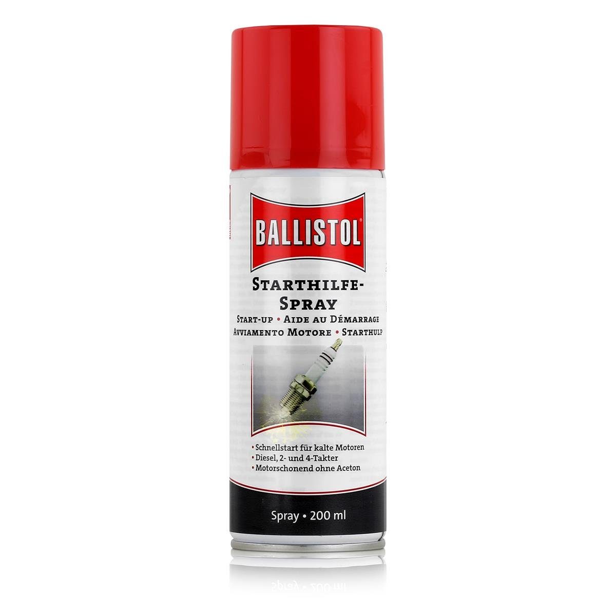 Ballistol Multifunktionsöl Ballistol Starthilfe Spray 200ml - Schnellstart für kalte Motoren (1er