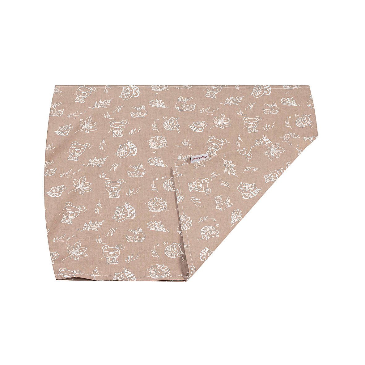 HOBEA-Germany Stillkissenbezug Baby Lagerungsbezug Waldbewohner cappuccino, günstig online kaufen