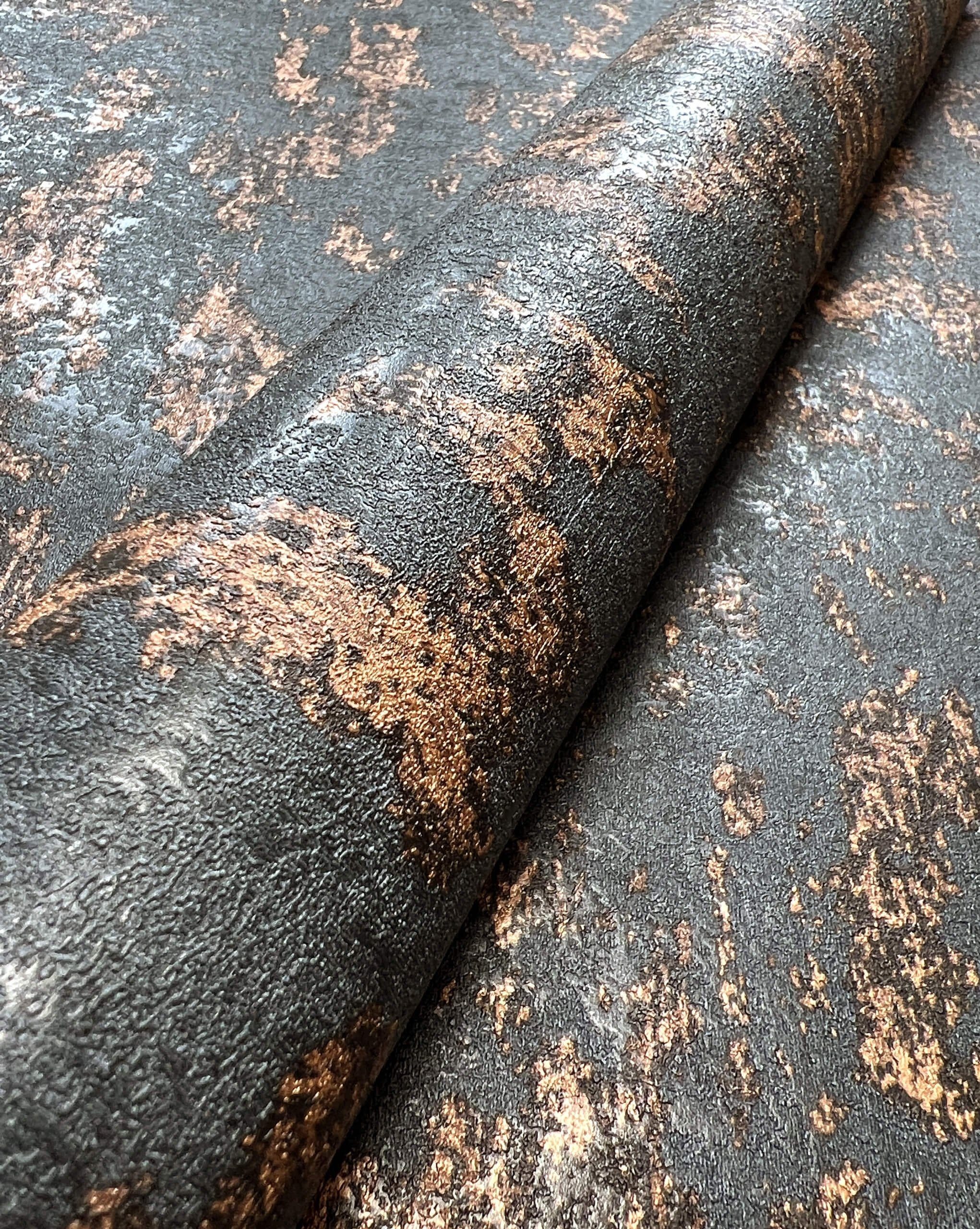 Newroom Vliestapete, Anthrazit Tapete Industrial Beton günstig online kaufen