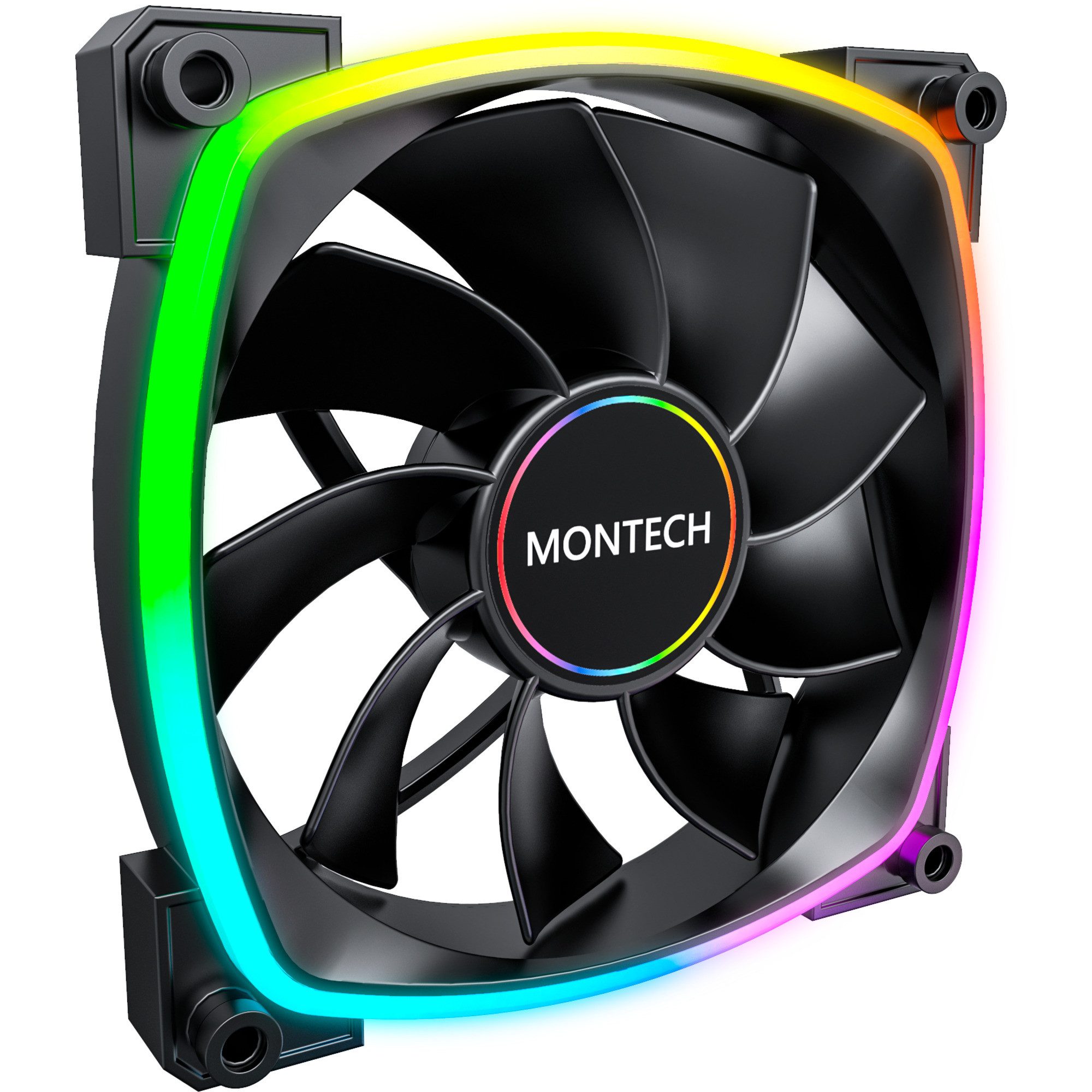 Gehäuselüfter Montech RX140 PWM 140x140x25, Gehäuselüfter