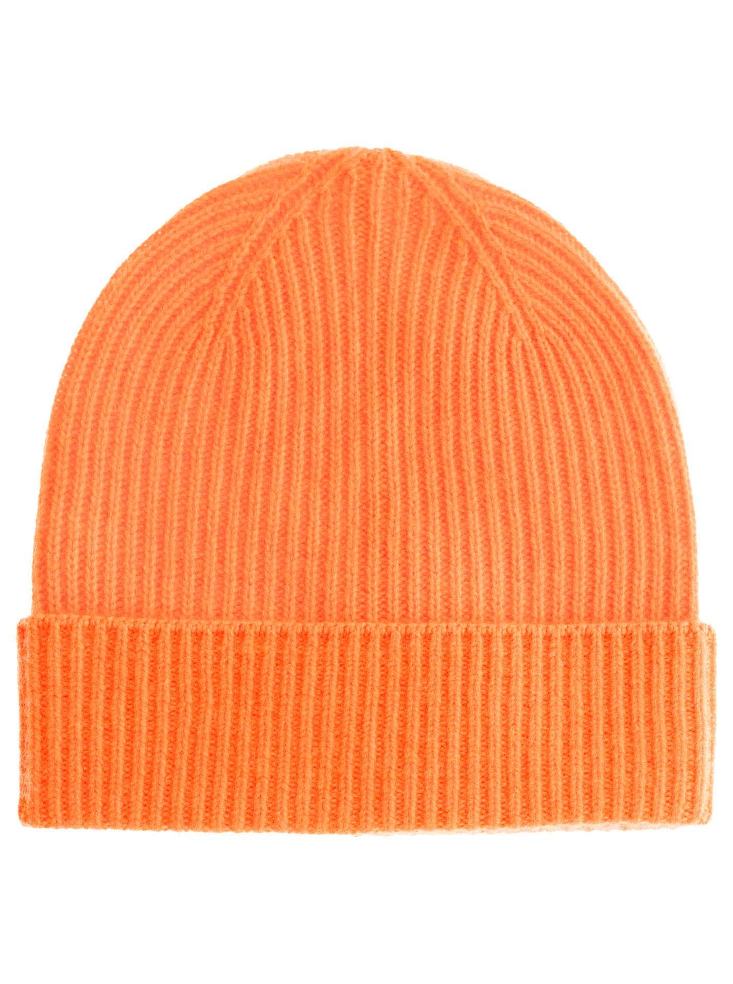 Zwillingsherz Strickmütze 100% Kaschmir Umschlagmütze