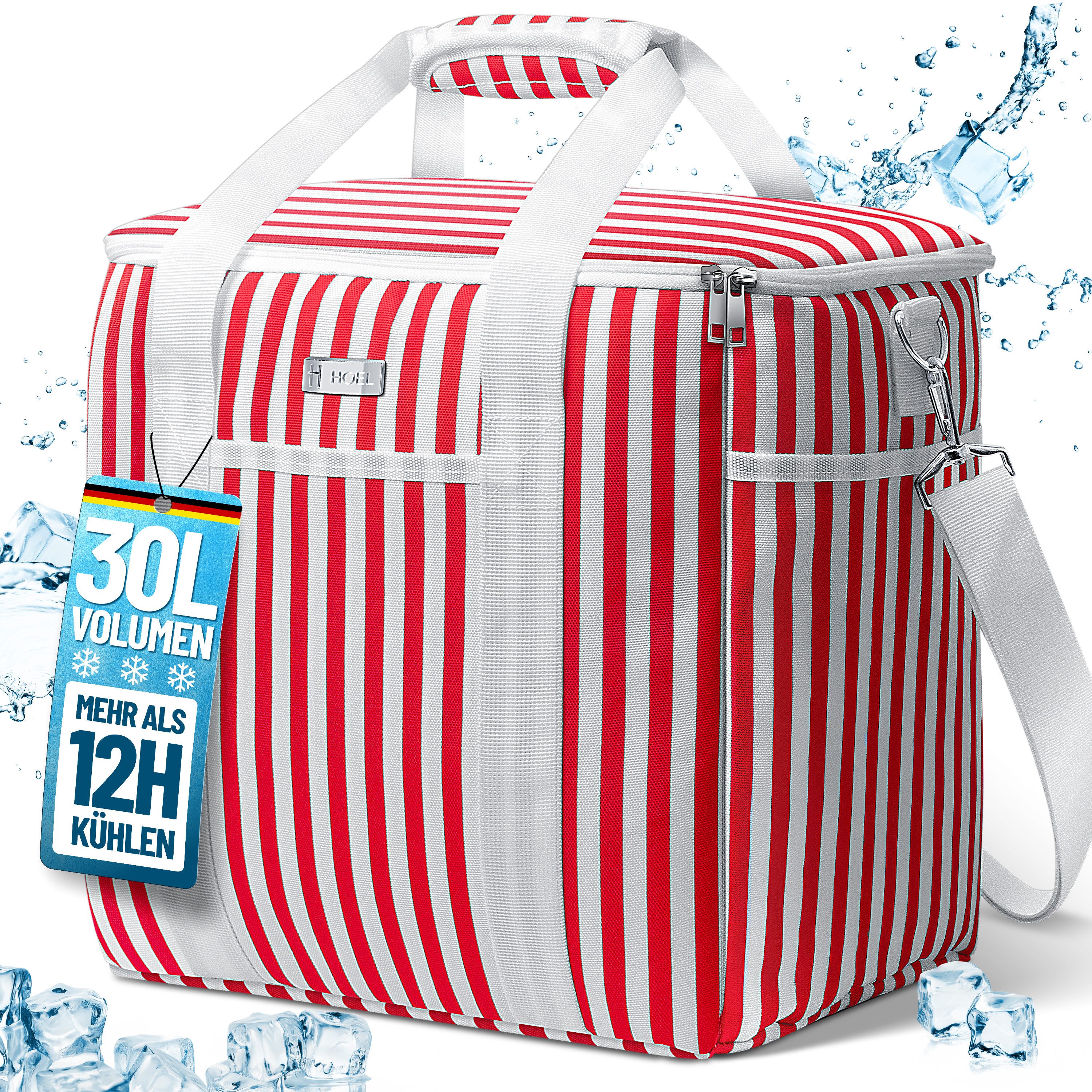 HOEL Kühltasche HOEL Kühltasche klein 20L & Gross 30L - Isoliertasche - Lunchtasche