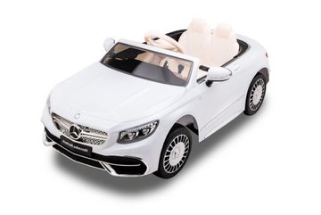 ES-Toys Elektro-Kinderauto Kinderauto Mercedes S650, Belastbarkeit 35 kg, Maybach EVA-Reifen MP3 USB lizenziert