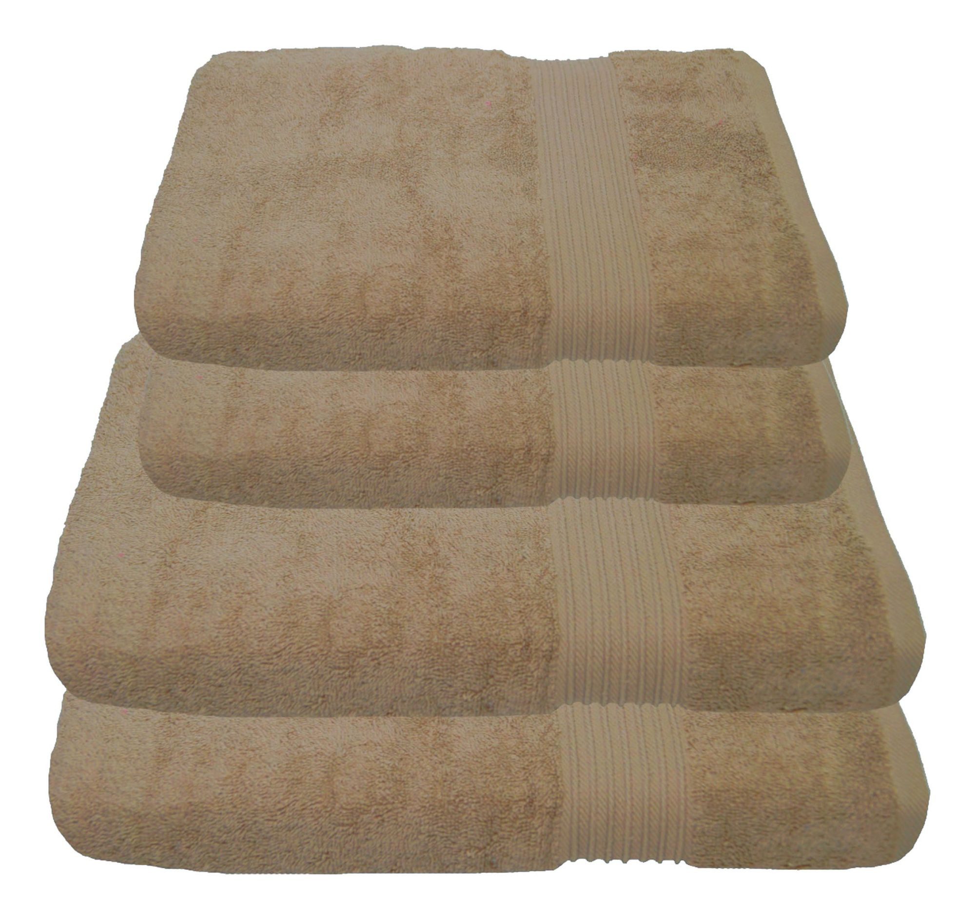 Handtücher 4-Handtücher-Pastell Beige