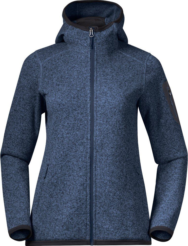 Bergans Fleecejacke Kamphaug Knitted Womens Hoodie