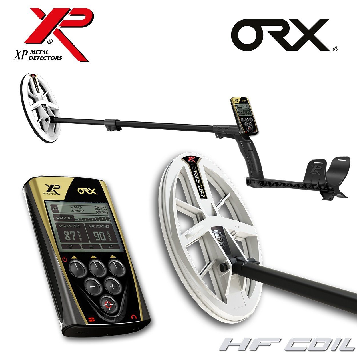 Thumbnail - XP Metalldetektor ORX EL HF RC WS Audio Komplettset, Höchste Kleinteilempfindlichkeit