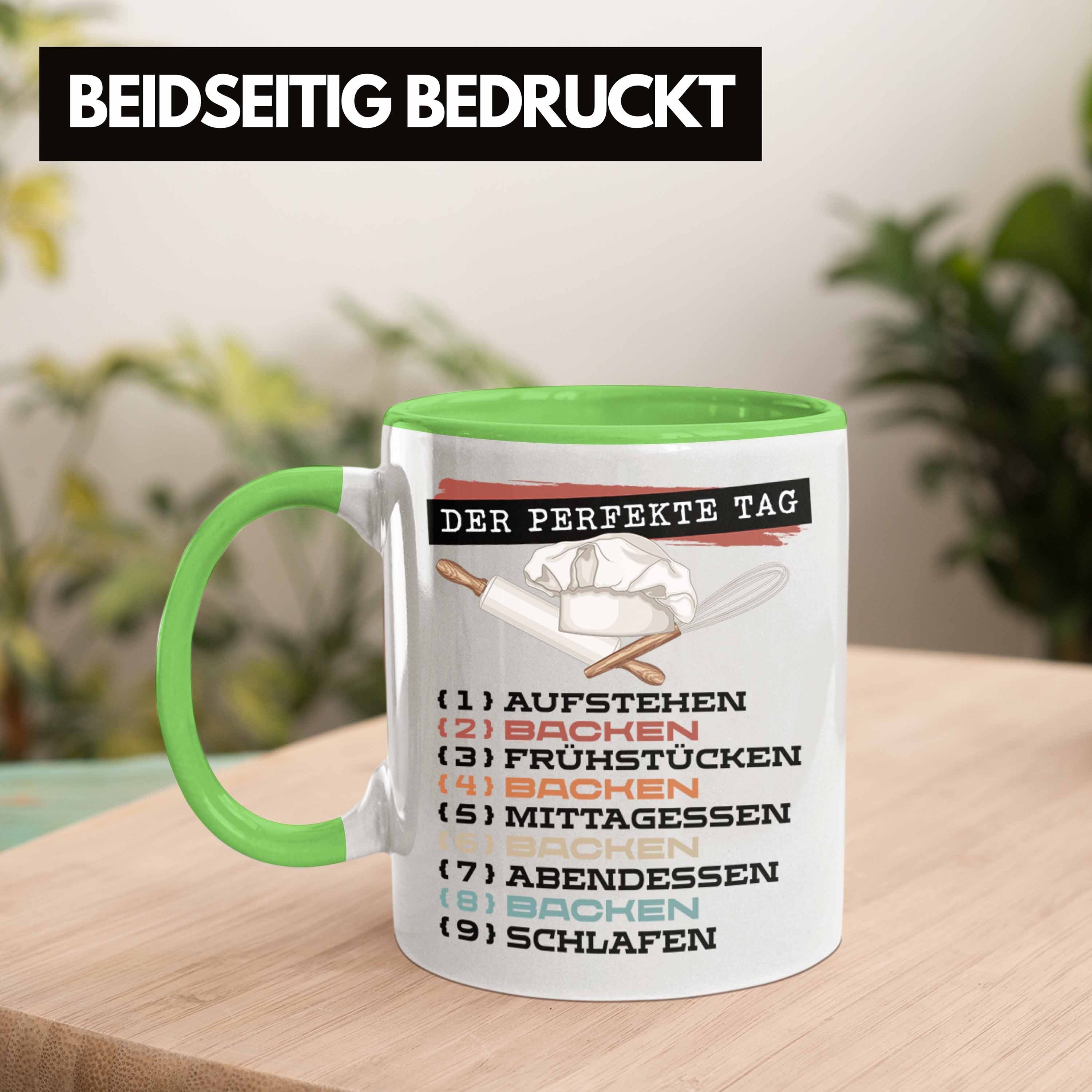 Bäcker Geschenk Tasse Tasse Der Backen Perfekte Grün - Tag Trendation Gesc Becher Trendation