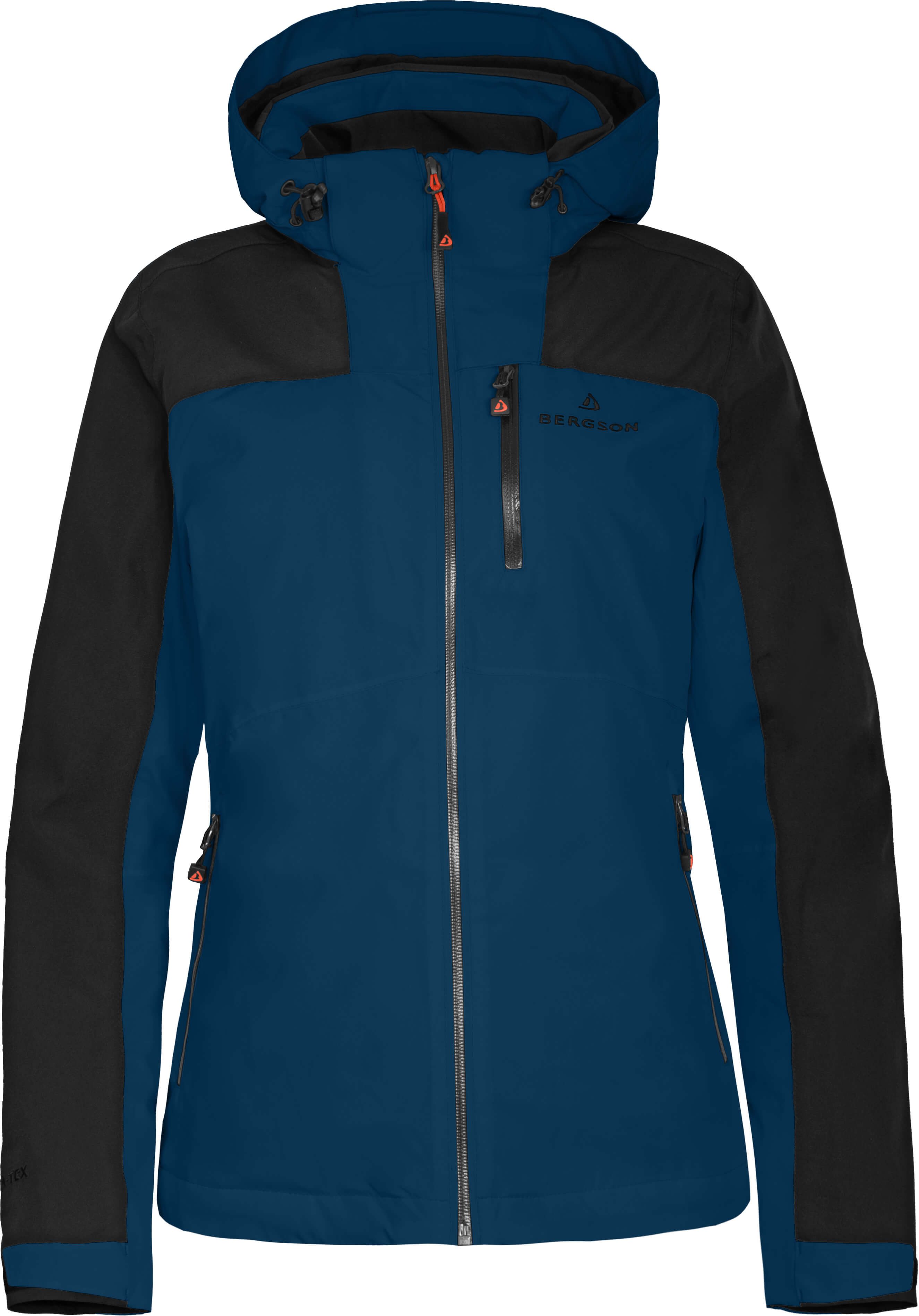 Bergson Winterjacke KURRIKA THERMO Damen Regenjacke, leicht wattiert, 20000 mm Wassersäule, Normalgrößen