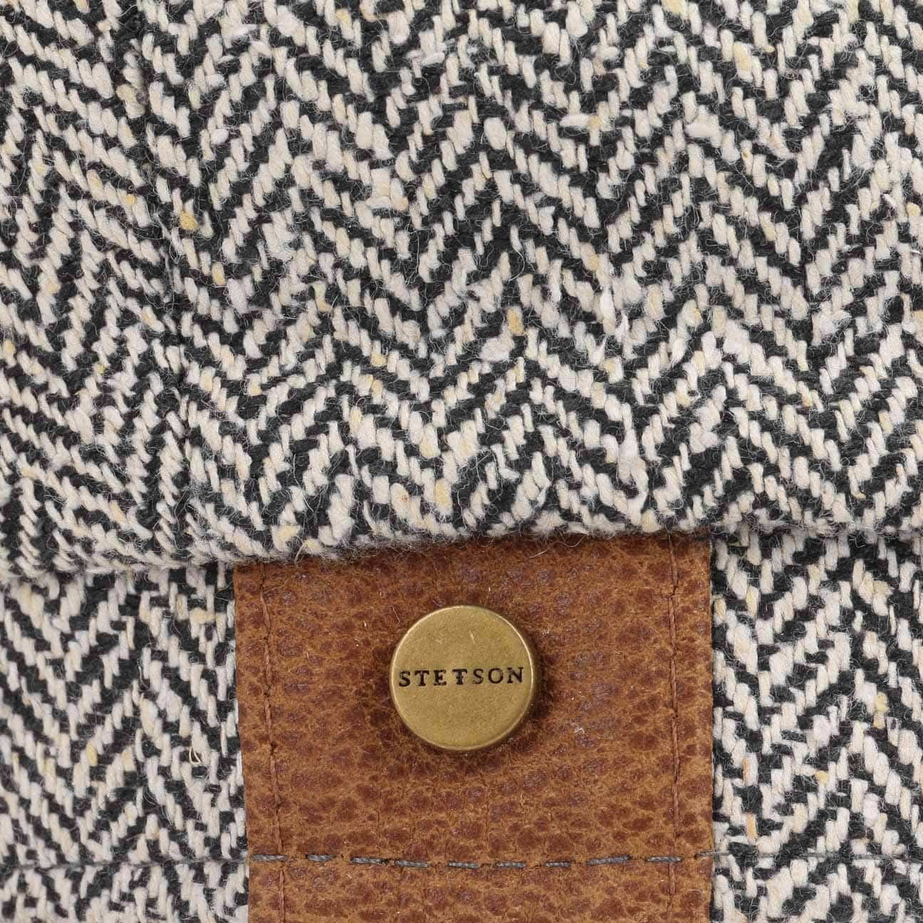Stetson Flat Cap (1-St) Schiebermütze mit Schirm, Made in the EU