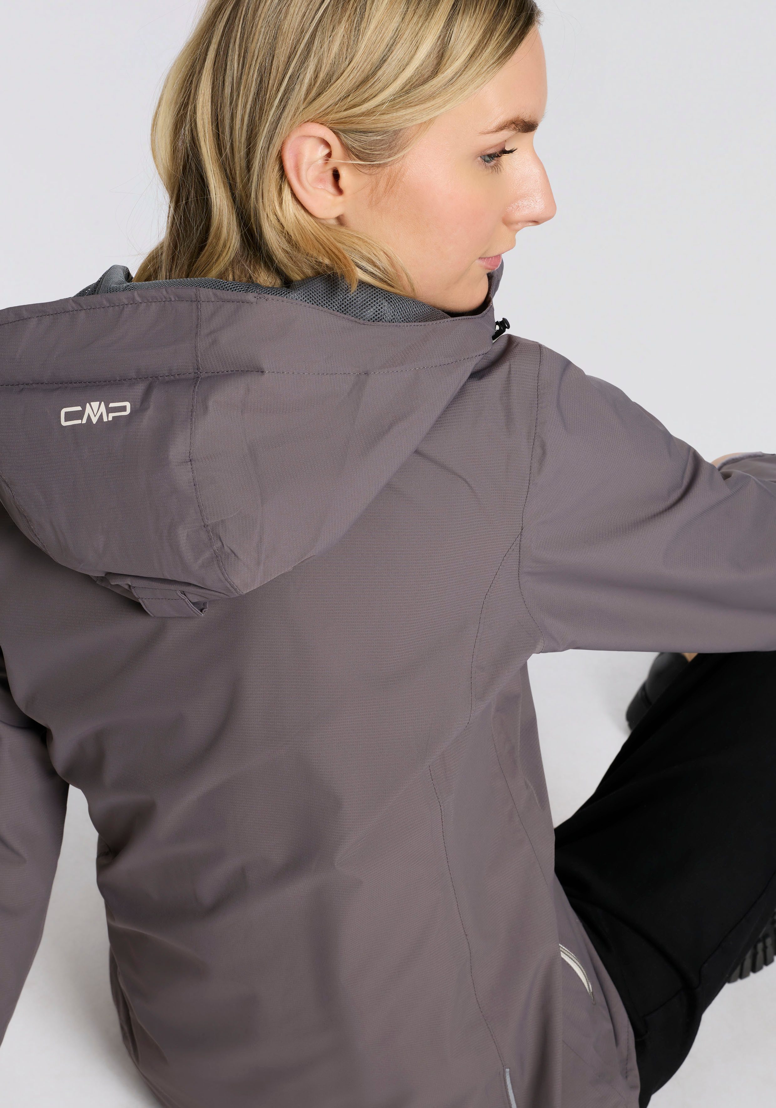 CMP Regenjacke Atmungsaktiv & Winddicht & Wasserdicht, Übergangsjacke