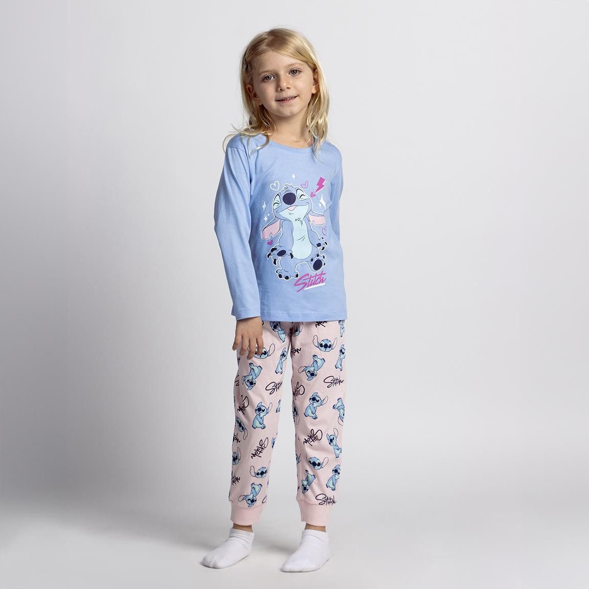 Lilo & Stitch Schlafanzug Disney Lilo und Stitch Mädchen Schlafanzug Pyjama – Bild 4 von 5